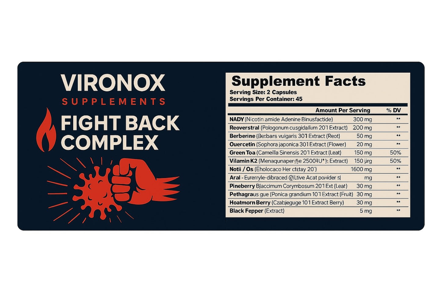 Vironox Fight Back Complex