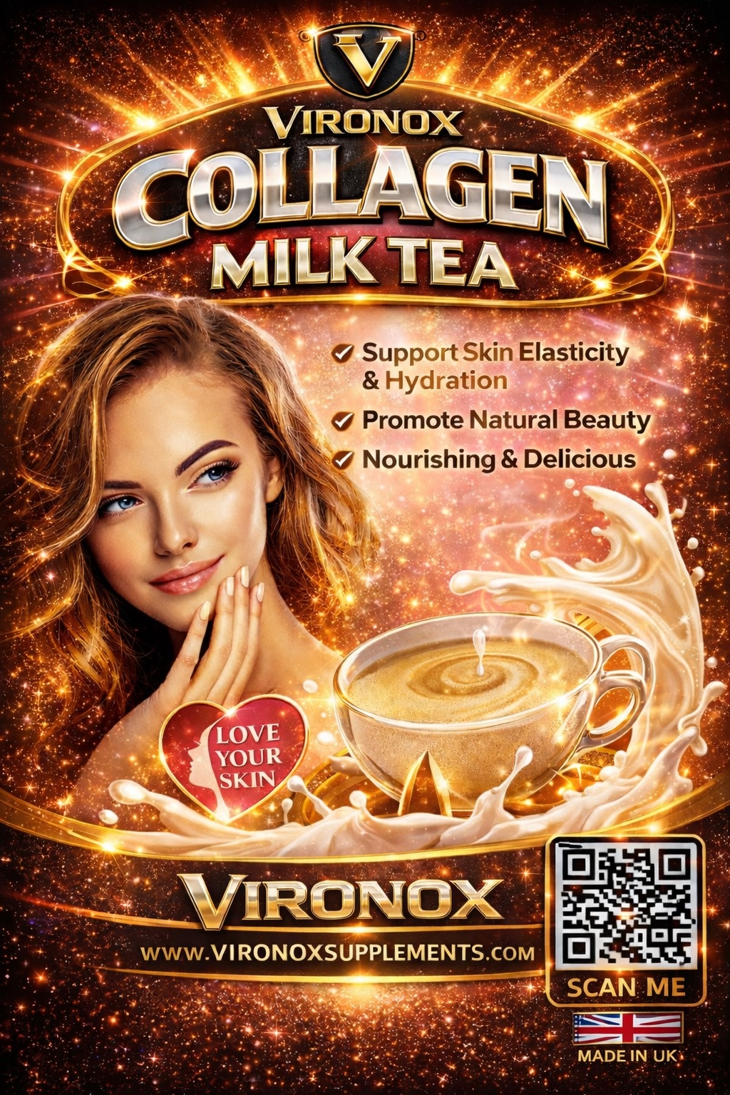 Vironox Collagen Milk Tea