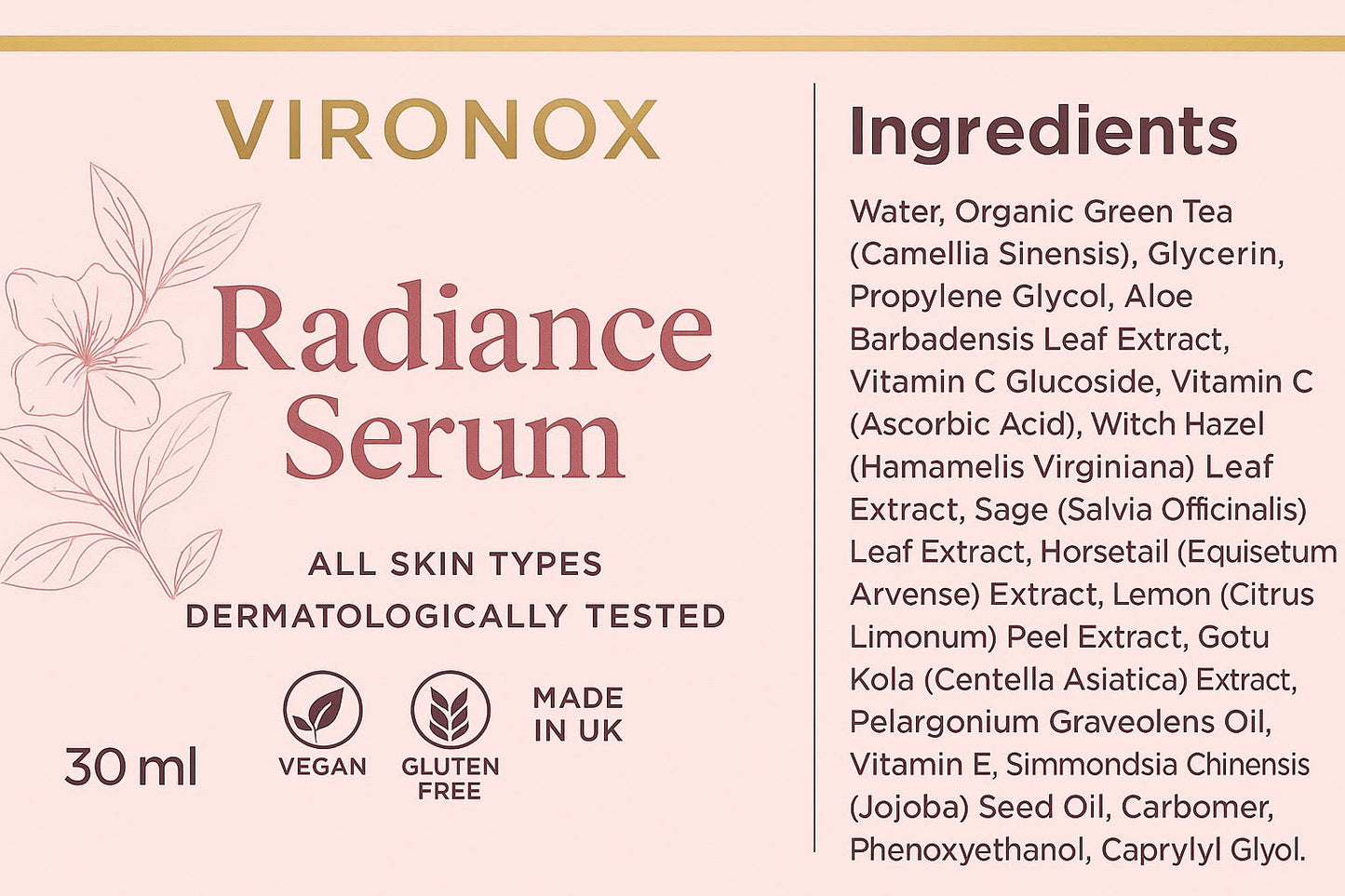 Vironox Radiance Serum